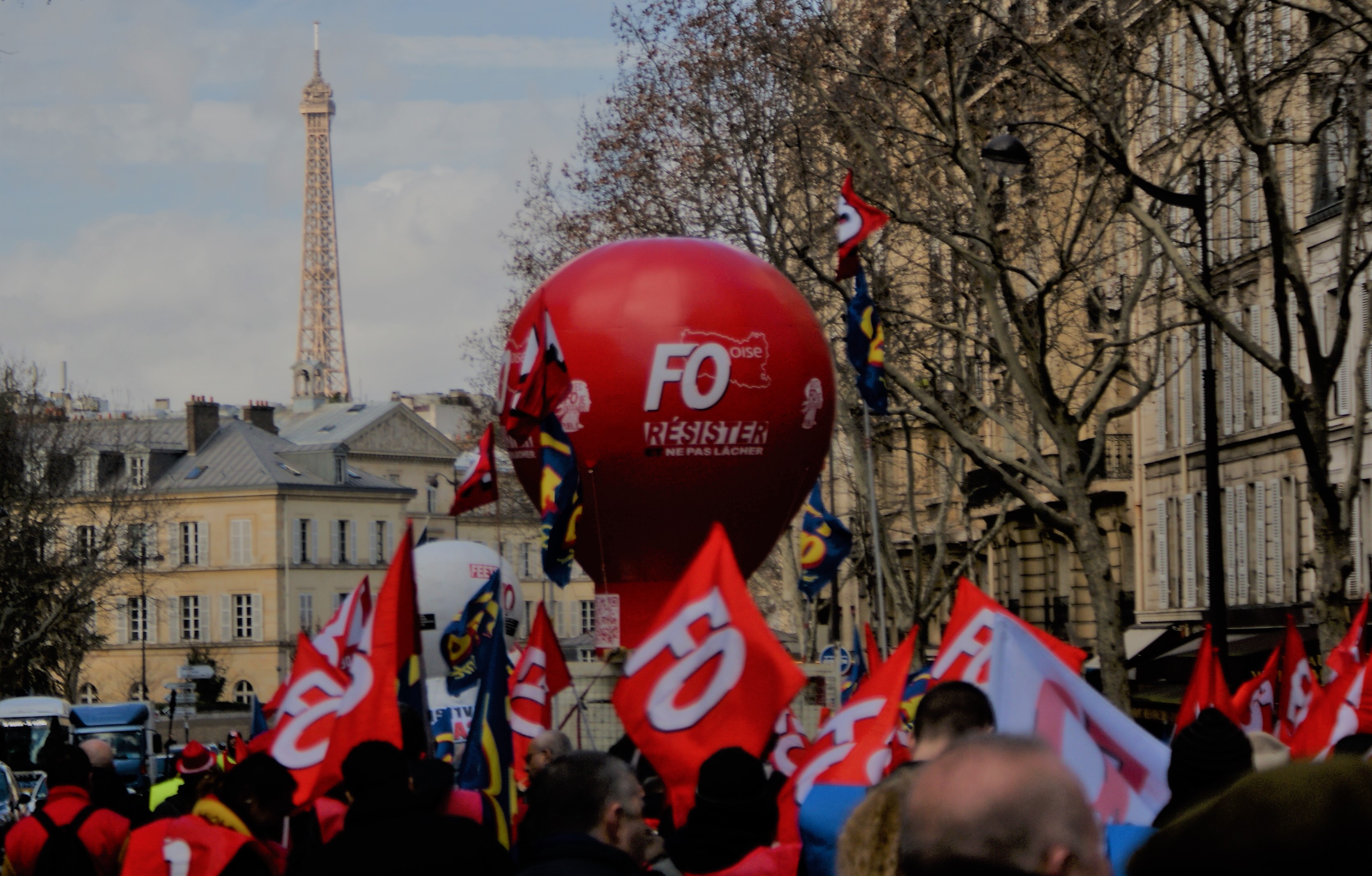7 février 2019  à Paris - Manifestation à l’appel de FO-Fonction publique