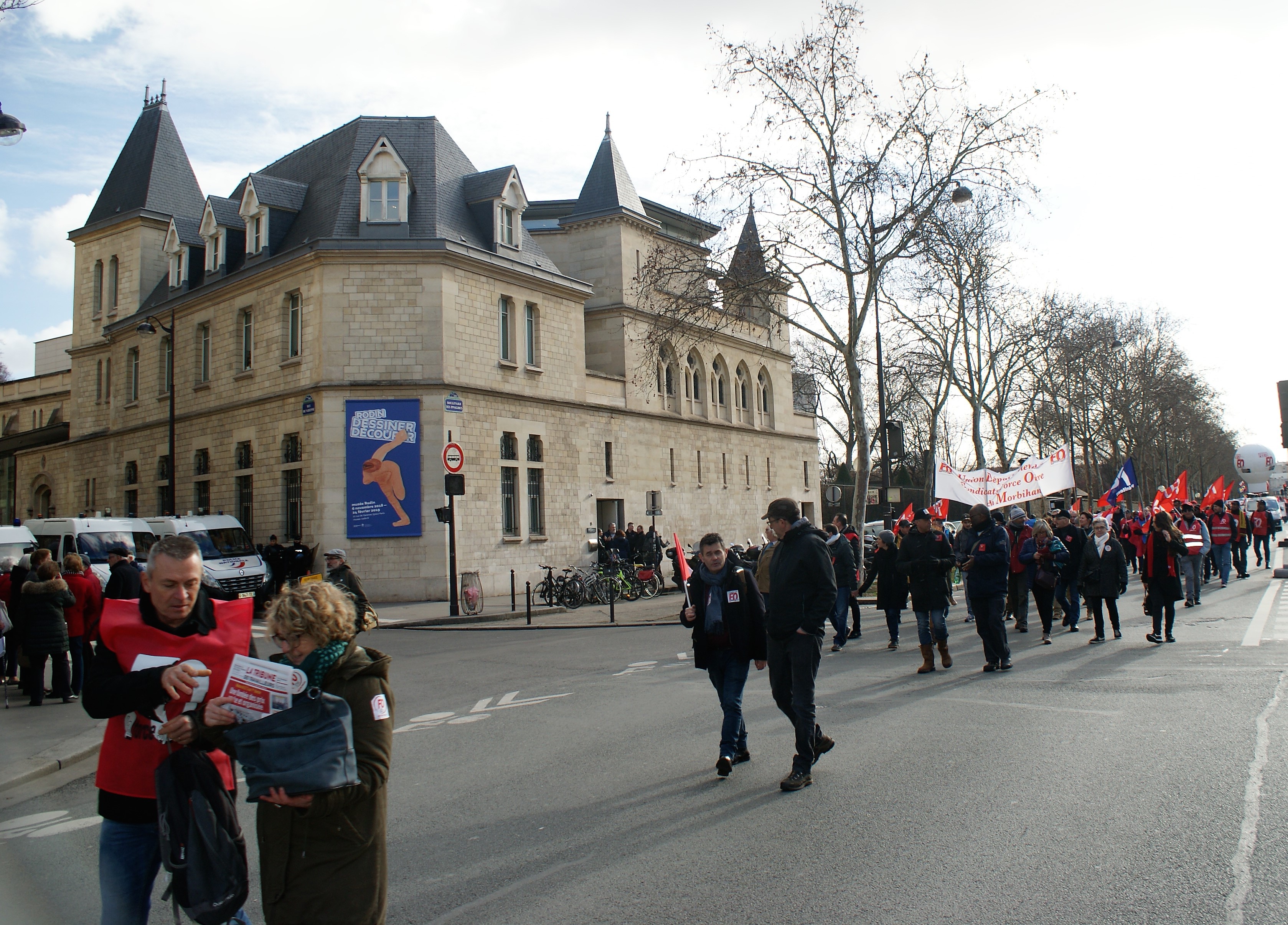 7 février 2019  à Paris - Manifestation à l’appel de FO-Fonction publique