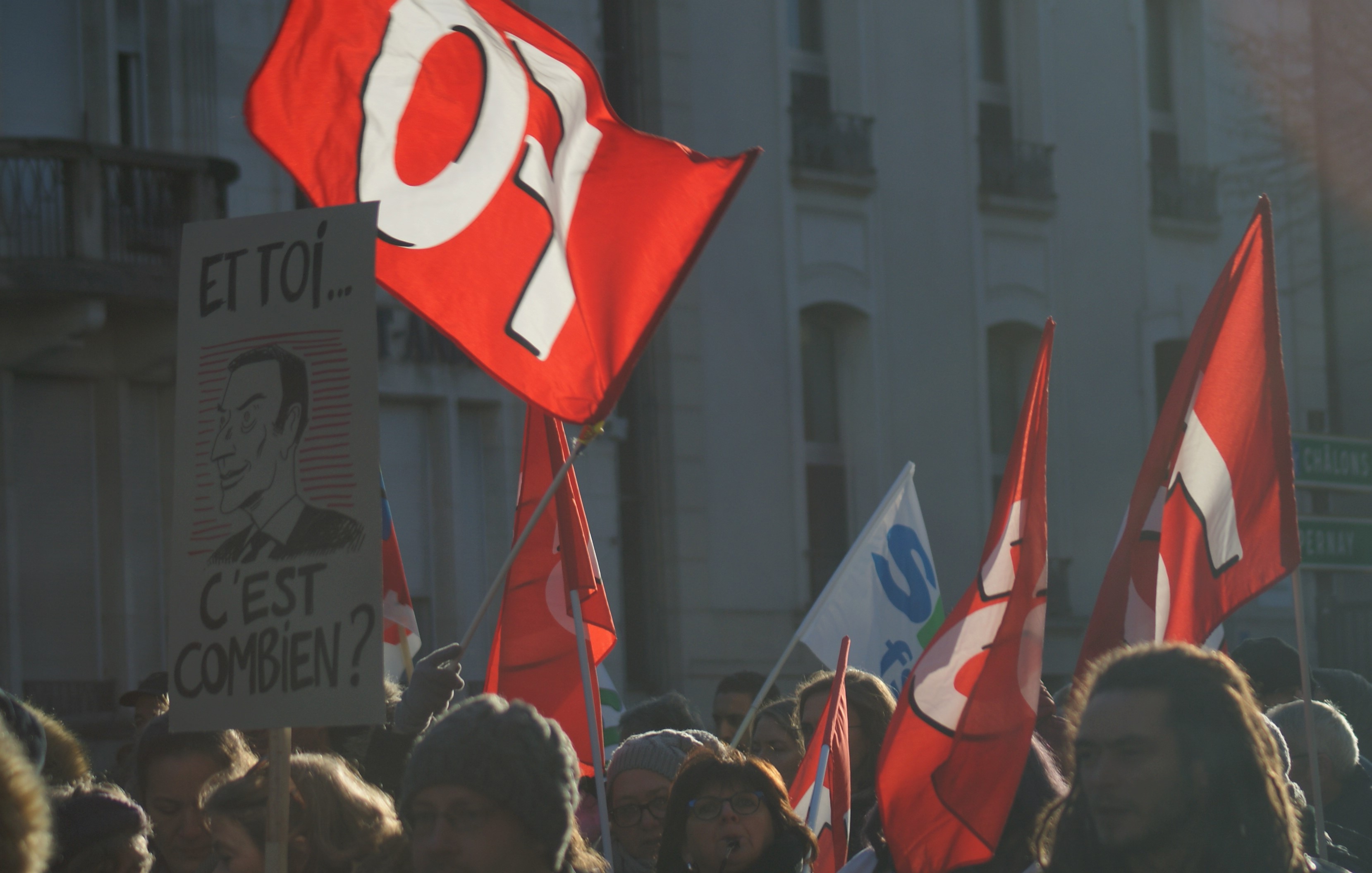 Grève interprofessionnelle - Reims - Mardi 10 décembre 2019