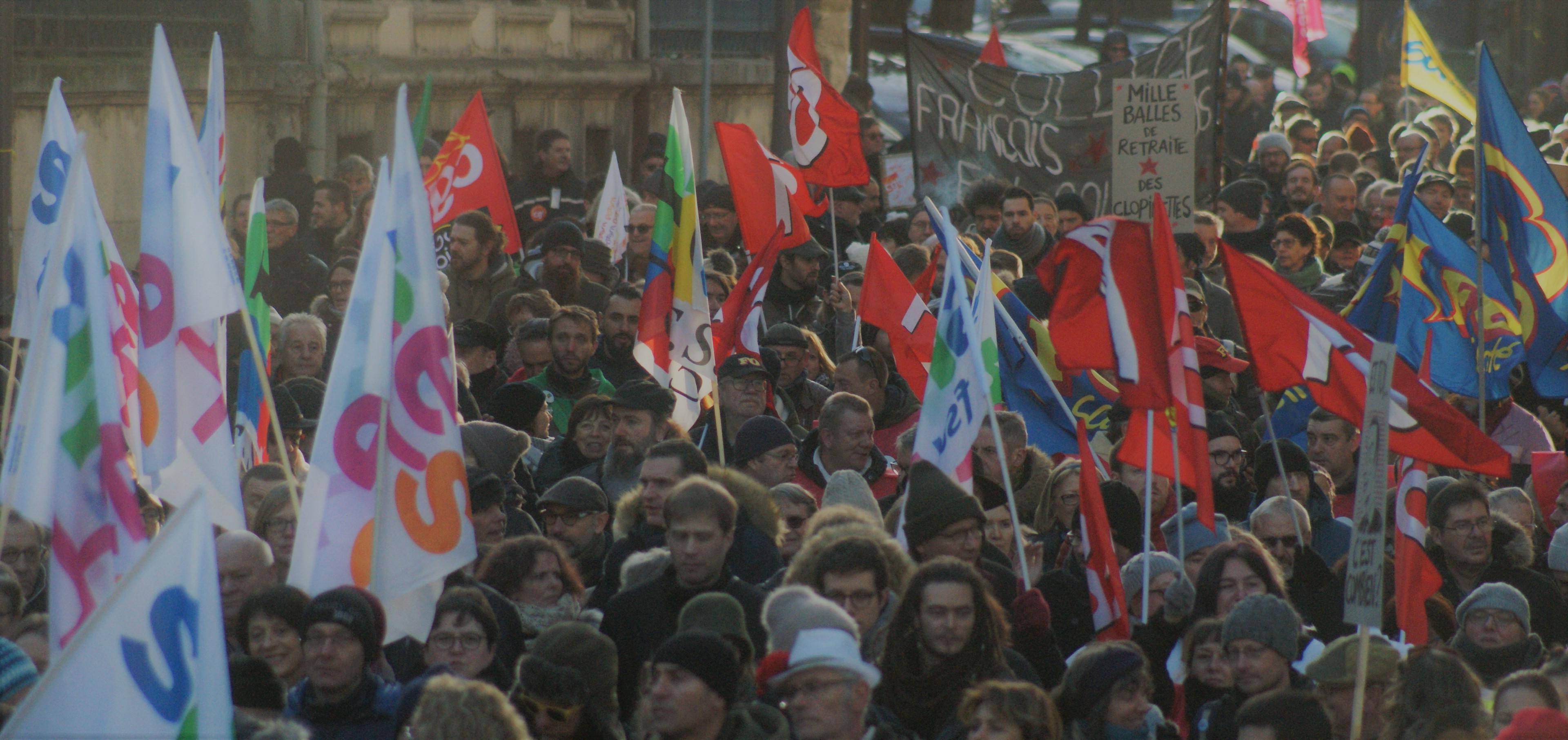 Grève interprofessionnelle - Reims - Mardi 10 décembre 2019