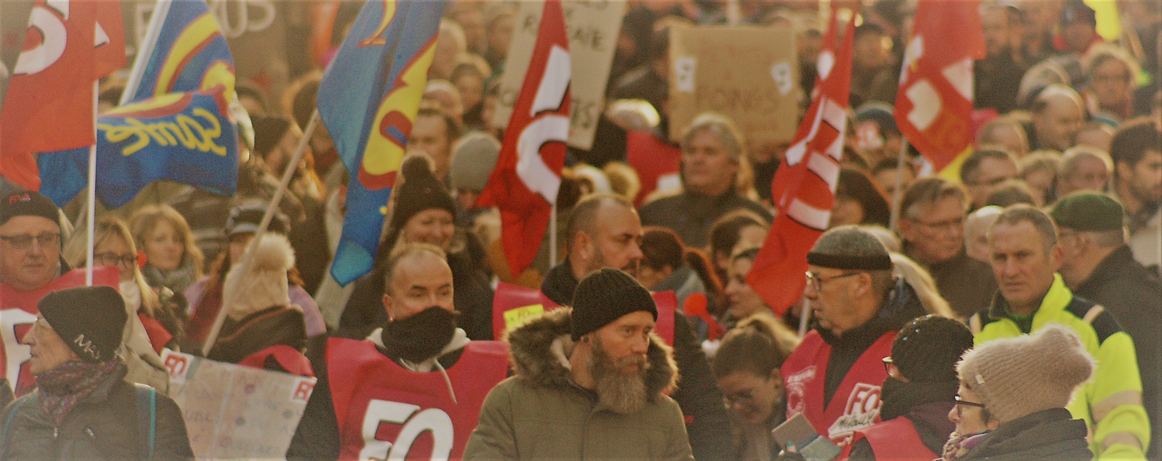 Grève interprofessionnelle - Reims - Mardi 10 décembre 2019