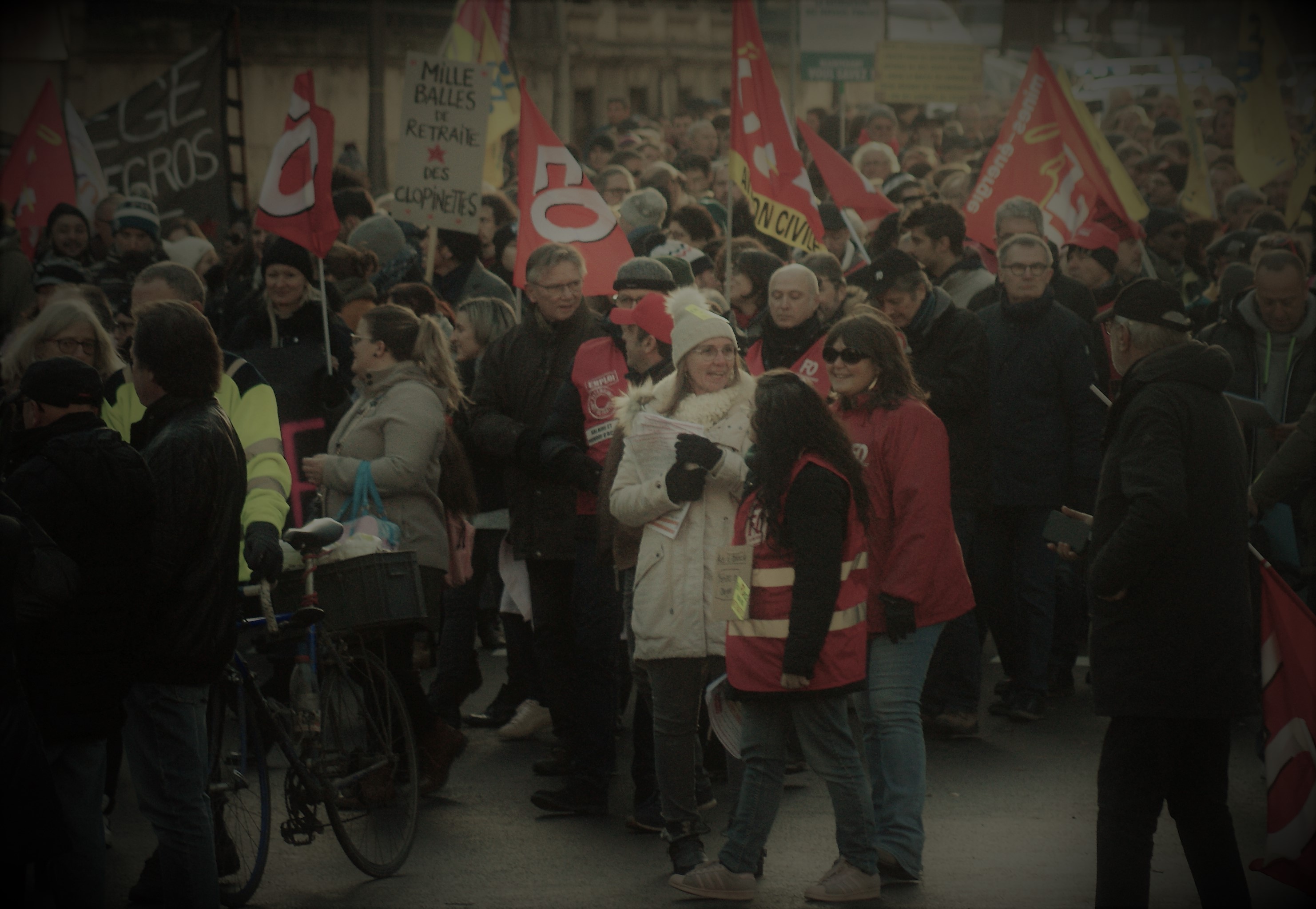 Grève interprofessionnelle - Reims - Mardi 10 décembre 2019