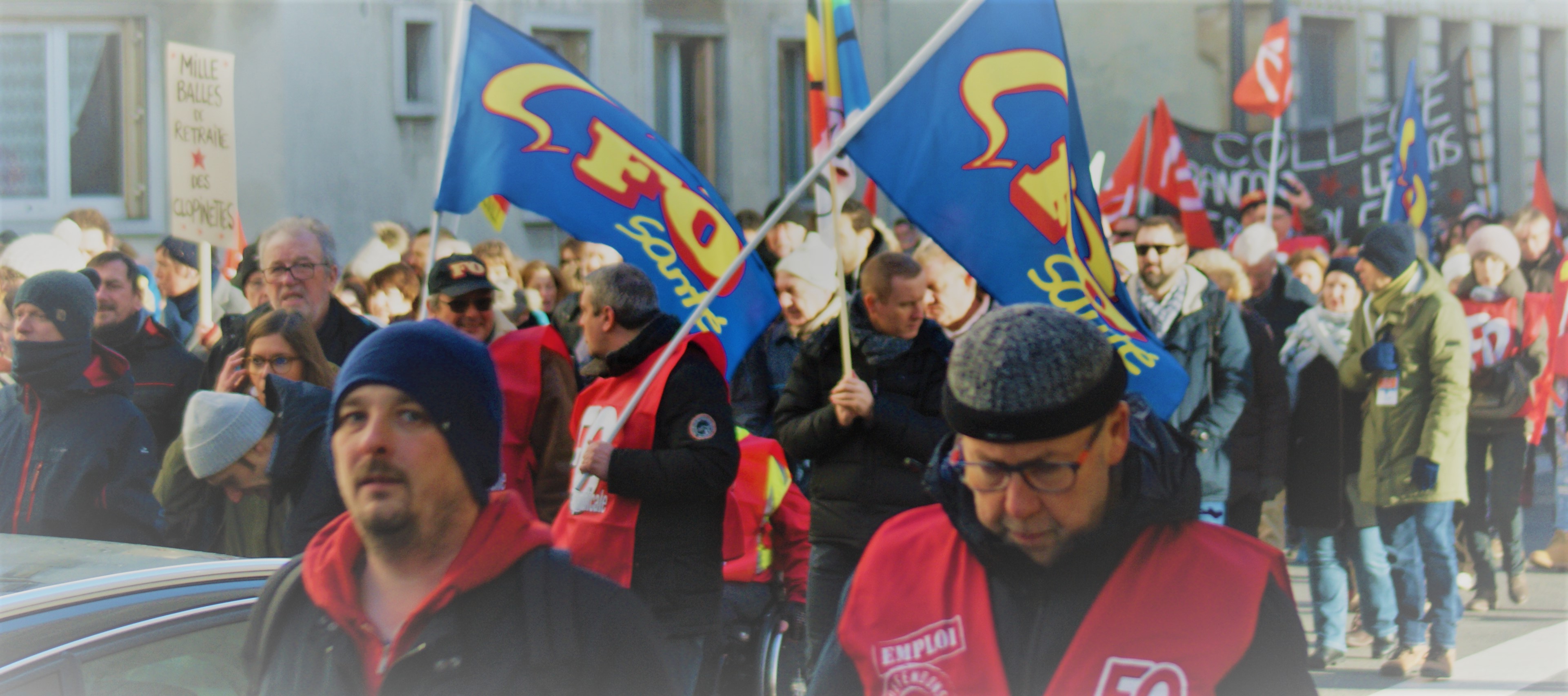 Grève interprofessionnelle - Reims - Mardi 10 décembre 2019