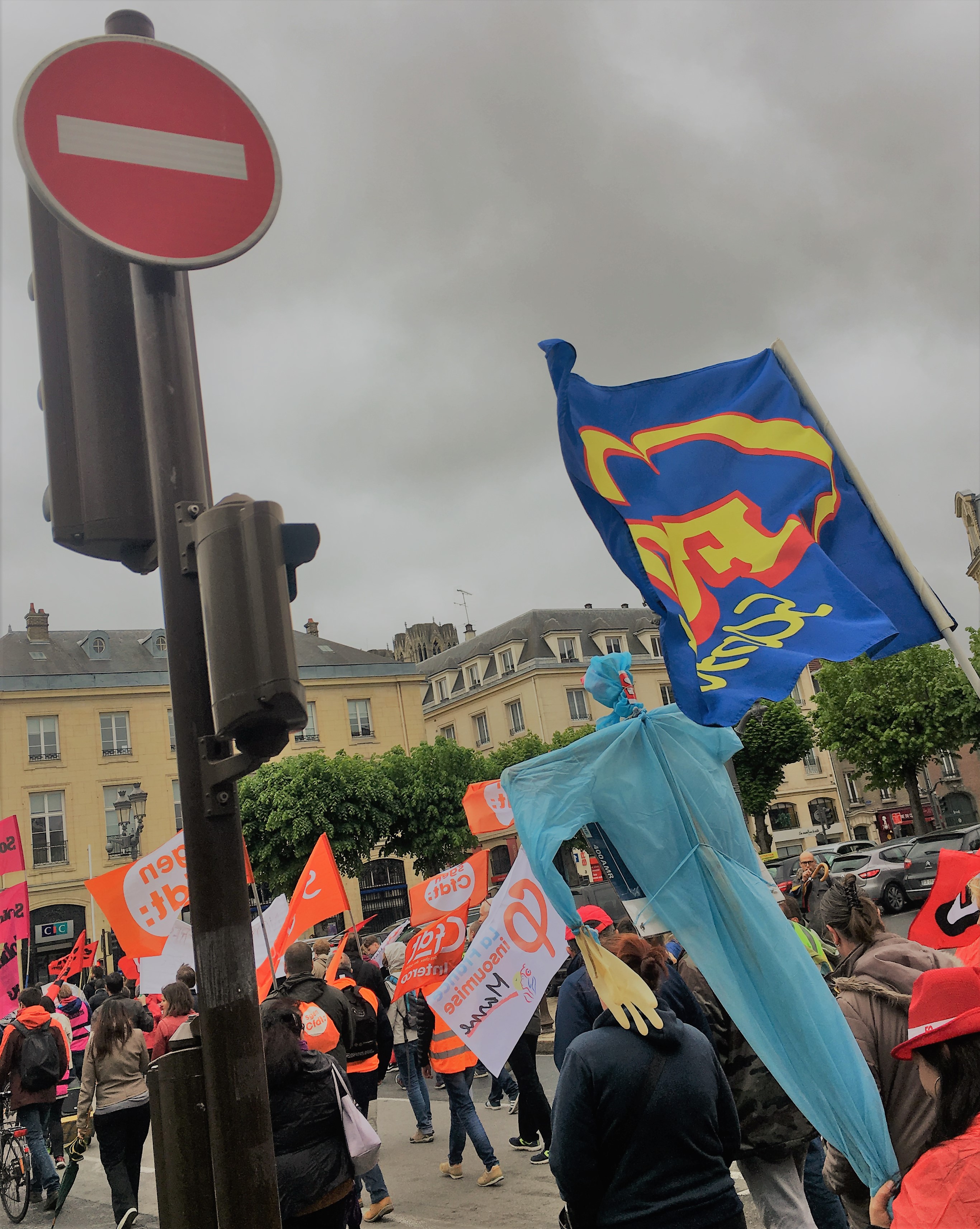 Manifestation à Reims le 9 mai 2019