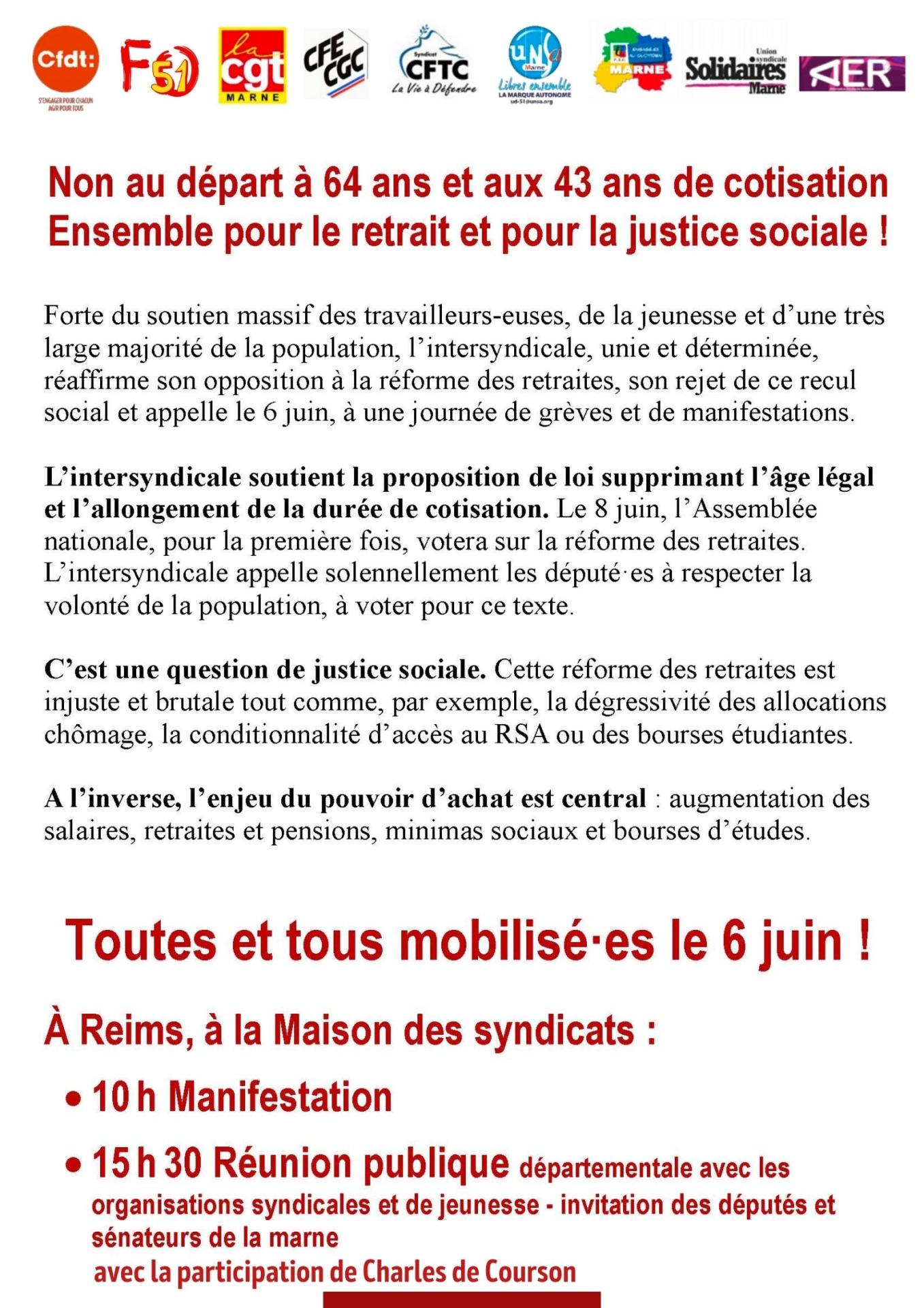 6 juin tract