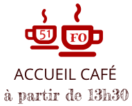 Accueil cafe a partir de 13h30