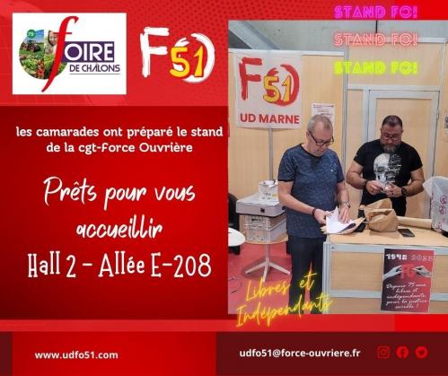 Fo51 programme foire de chalons stand fo 2