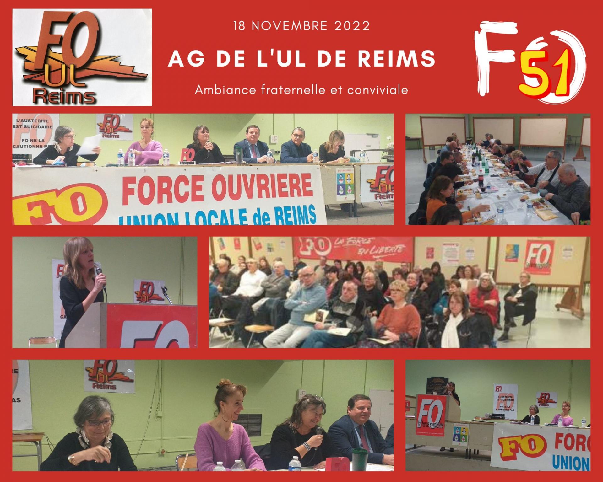 18 Novembre 2022 - Photos AG de UL de Reims