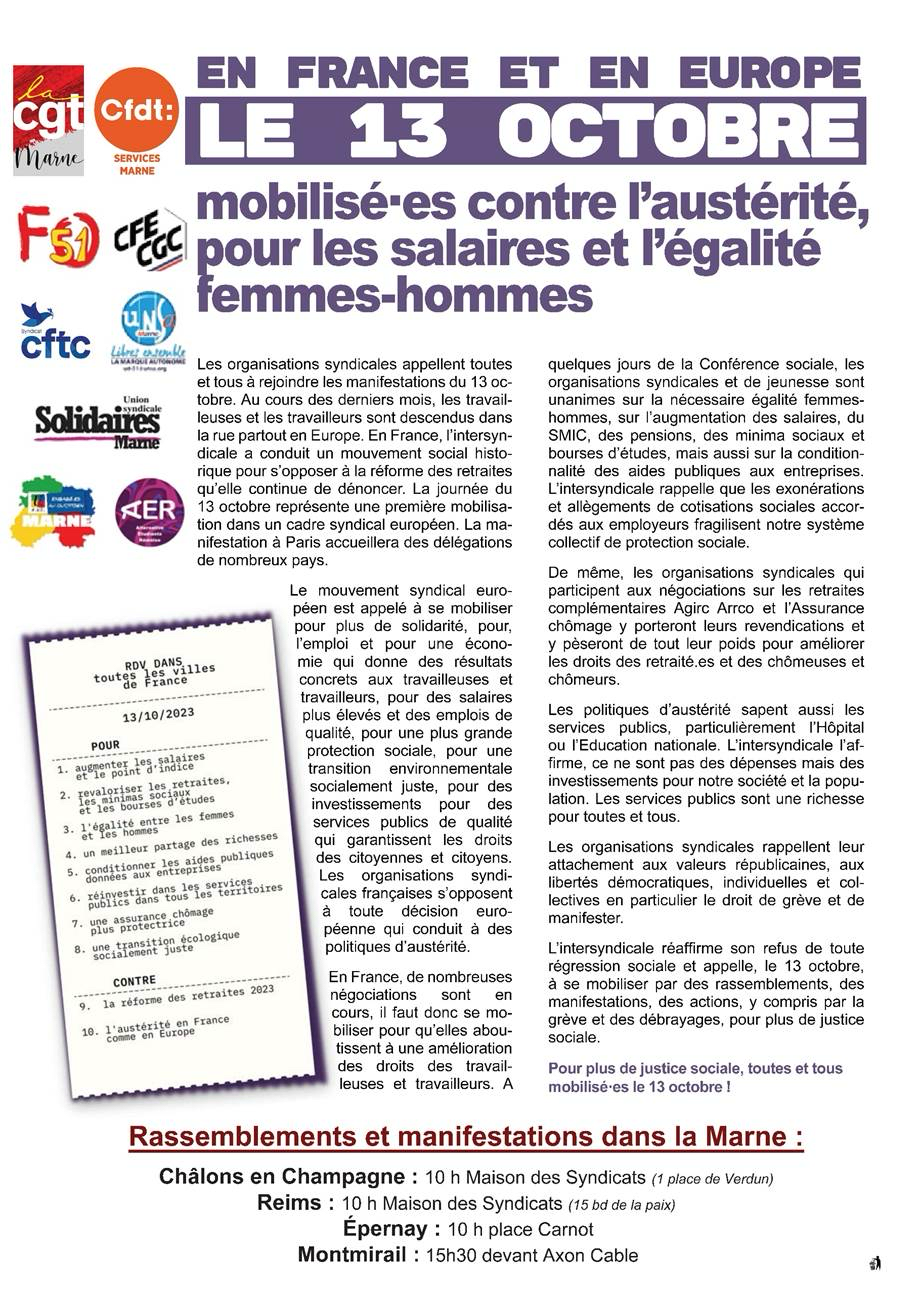 Tract interpro 13 octobre 2023