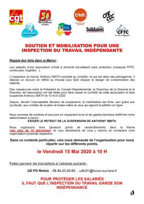 Tract rassemblement 15 05 20