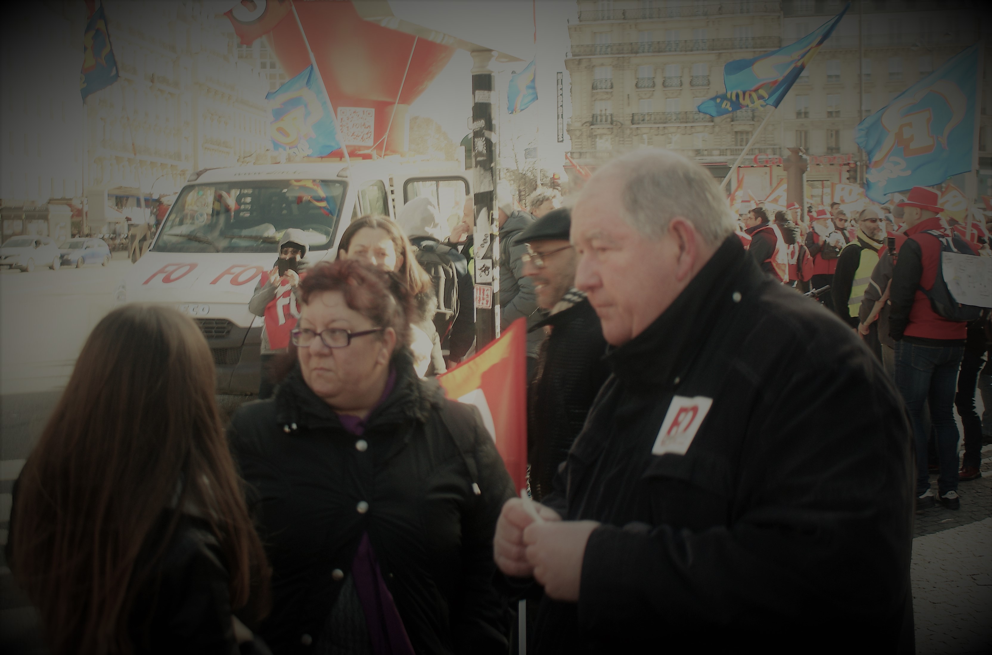 7 février 2019  à Paris - Manifestation à l’appel de FO-Fonction publique