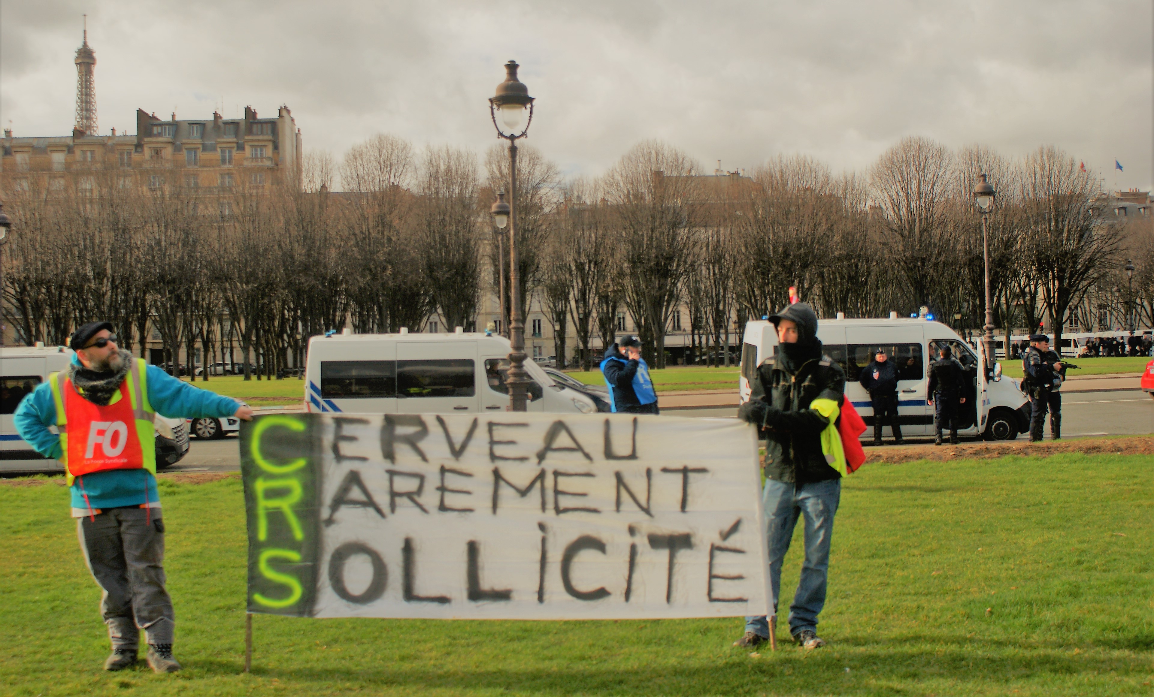 7 février 2019  à Paris - Manifestation à l’appel de FO-Fonction publique