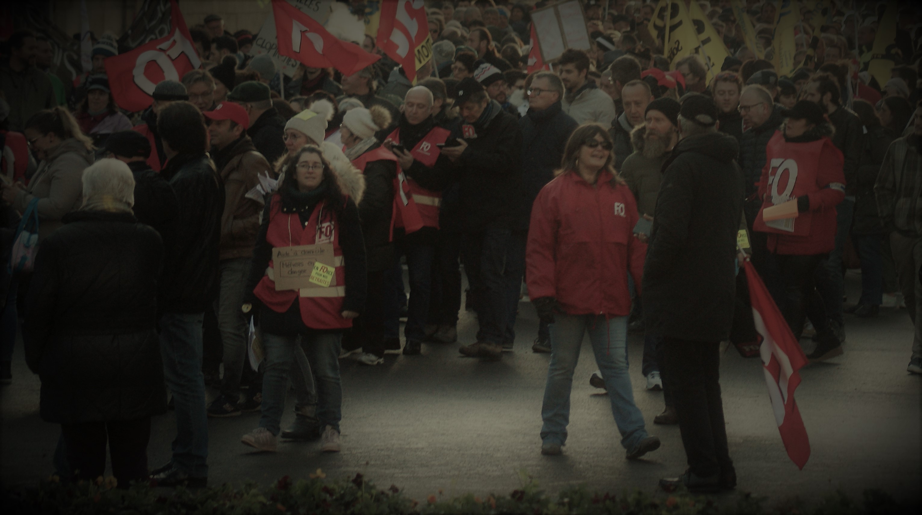 Grève interprofessionnelle - Reims - Mardi 10 décembre 2019