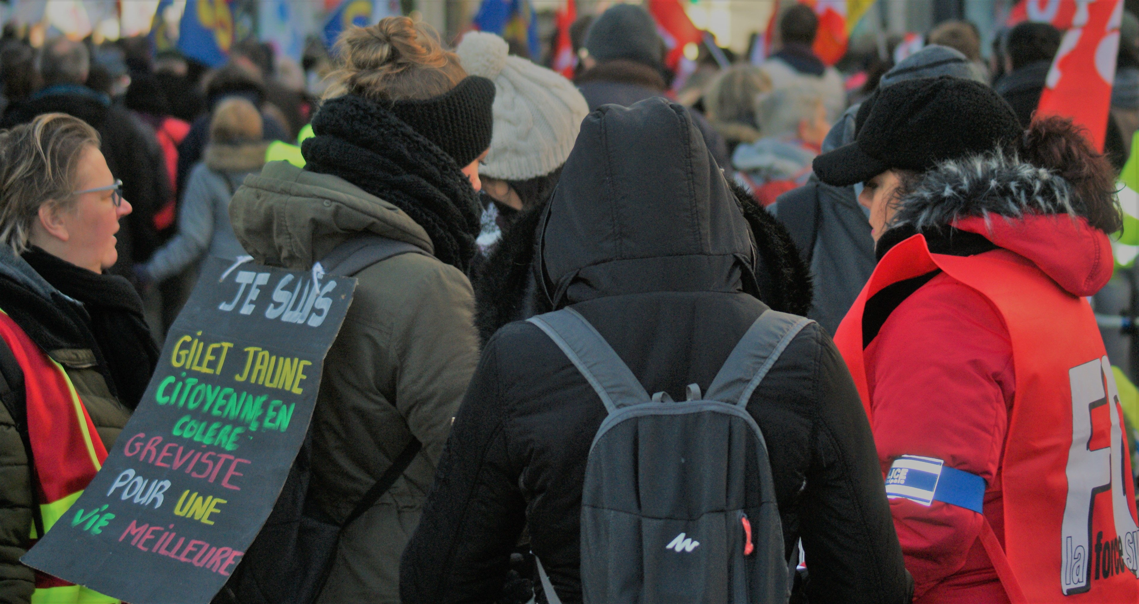 Grève interprofessionnelle - Reims - Mardi 10 décembre 2019