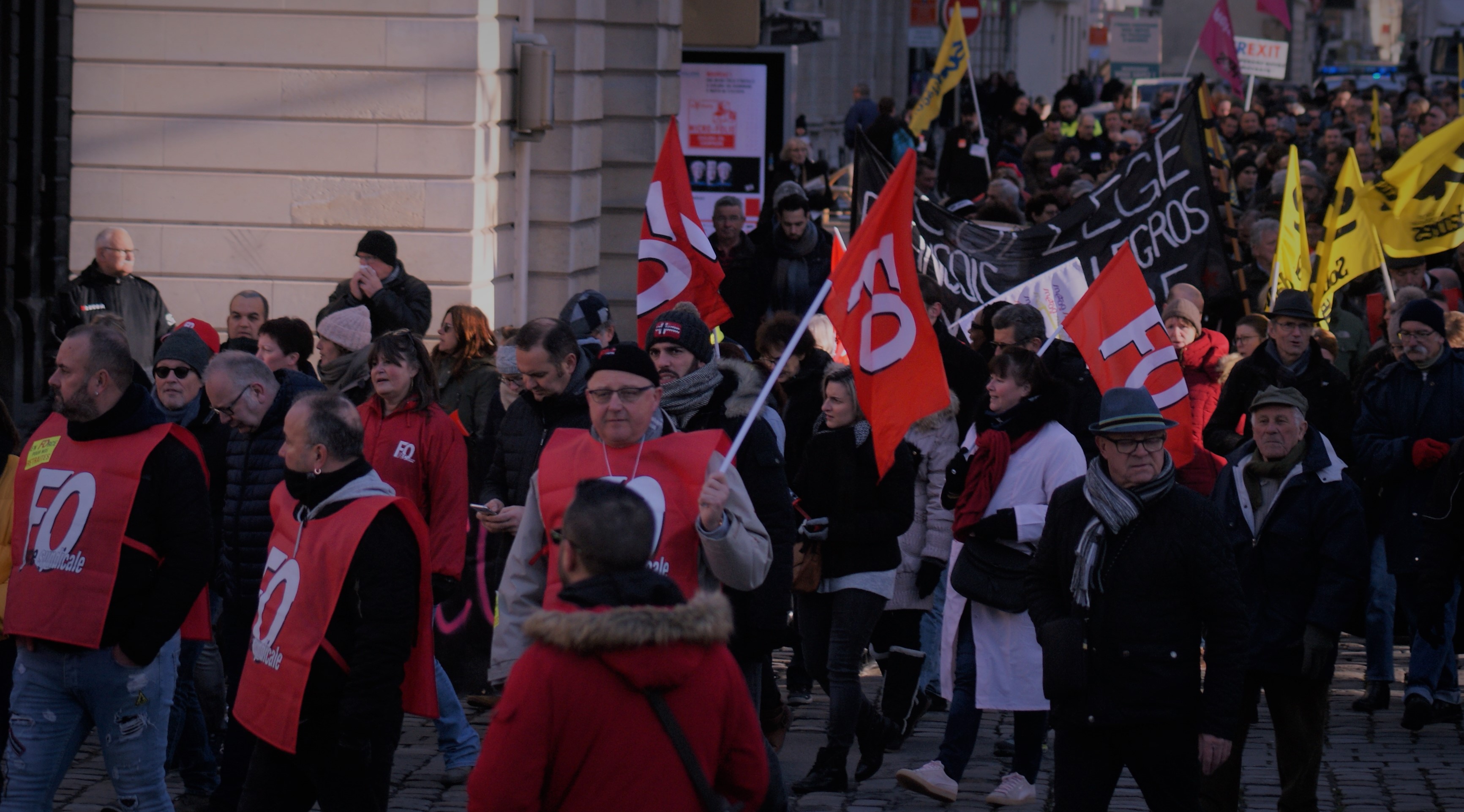 Grève interprofessionnelle - Reims - Mardi 10 décembre 2019