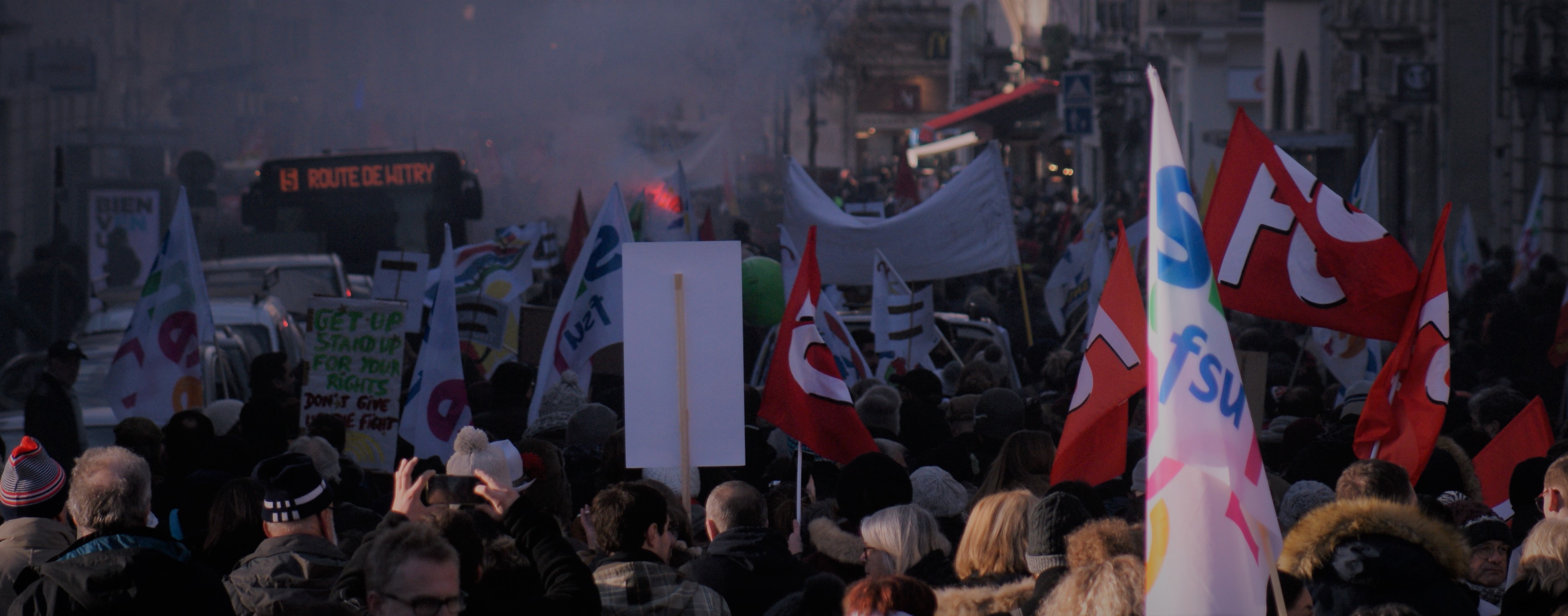Grève interprofessionnelle - Reims - Mardi 10 décembre 2019