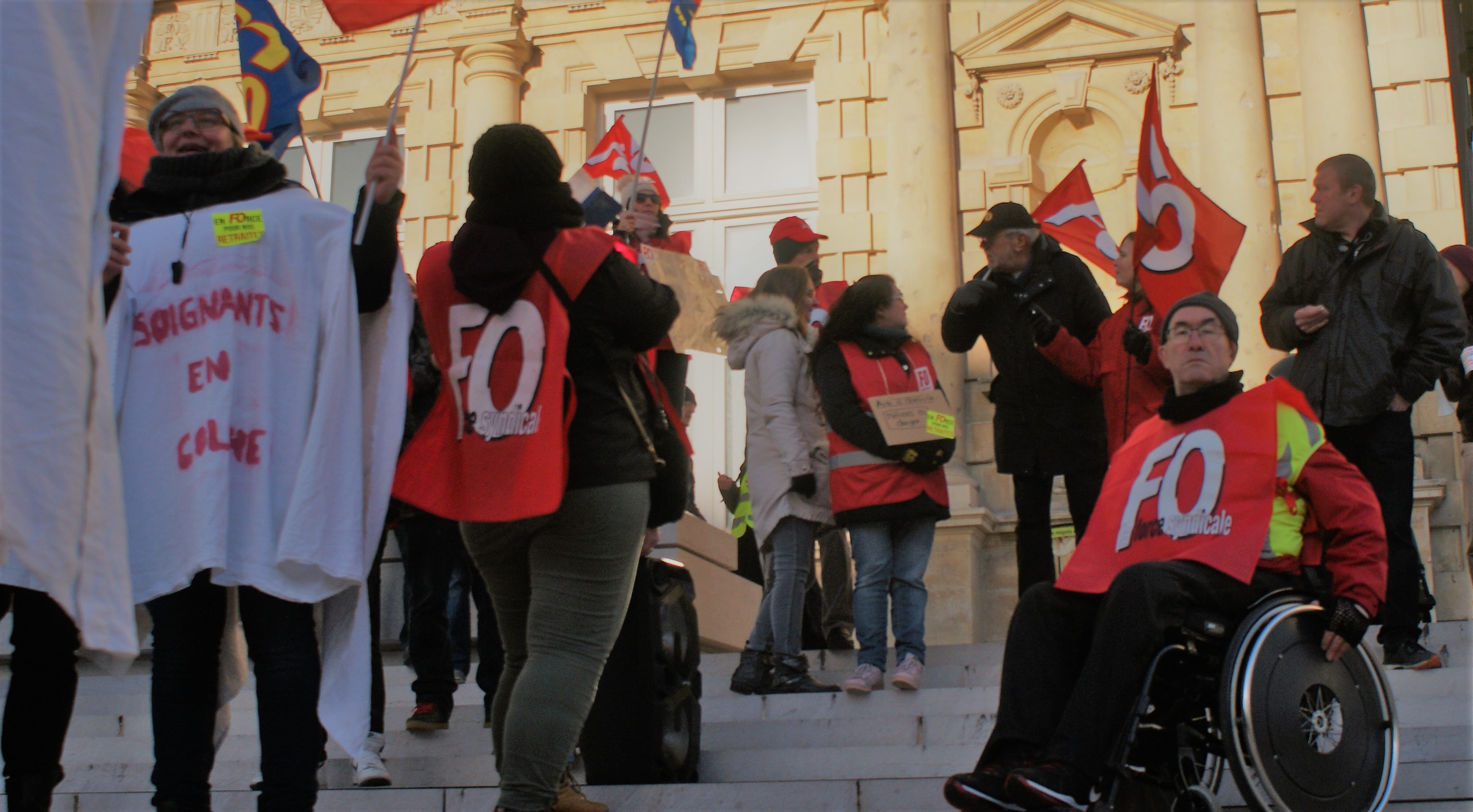 Grève interprofessionnelle - Reims - Mardi 10 décembre 2019