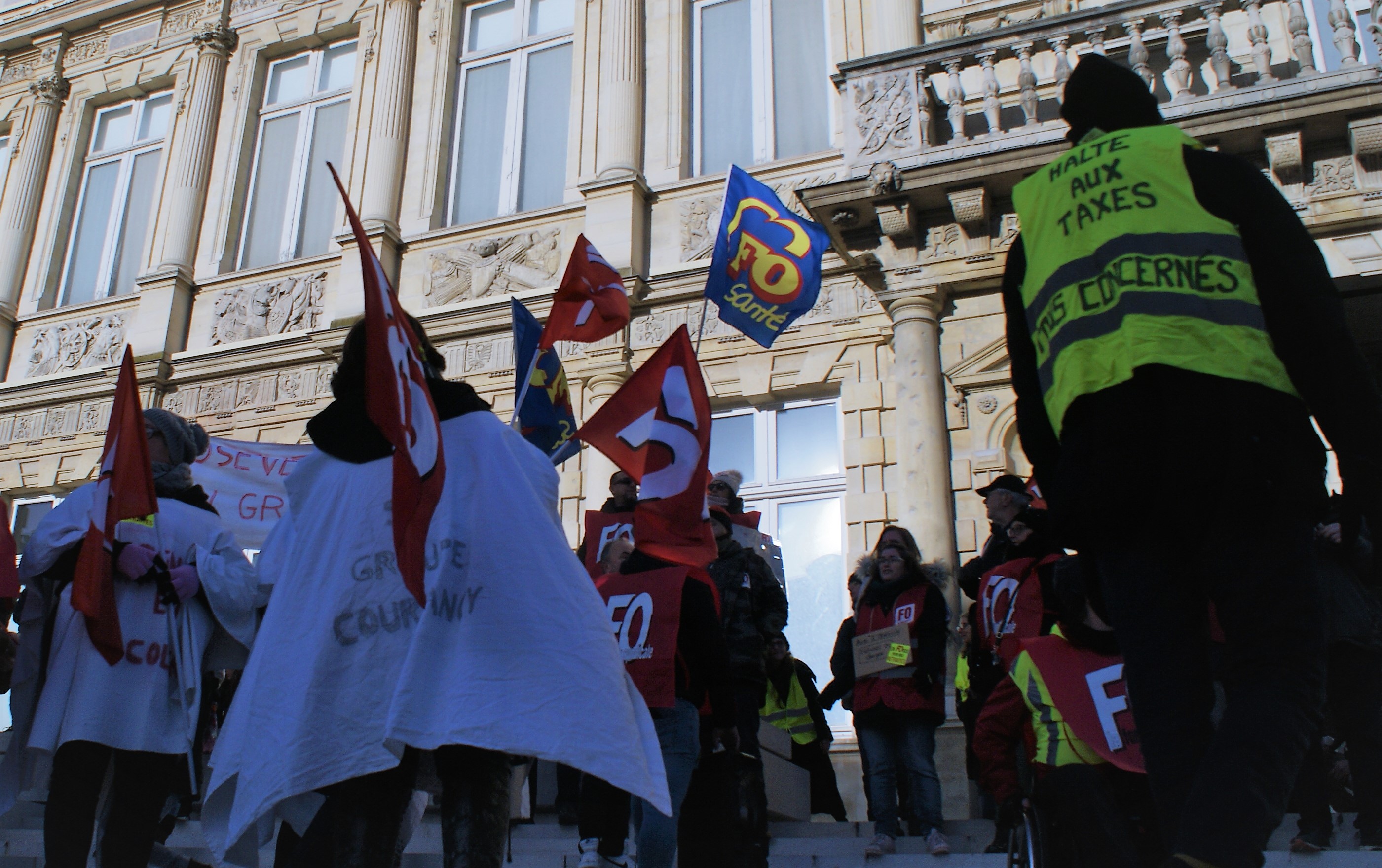 Grève interprofessionnelle - Reims - Mardi 10 décembre 2019