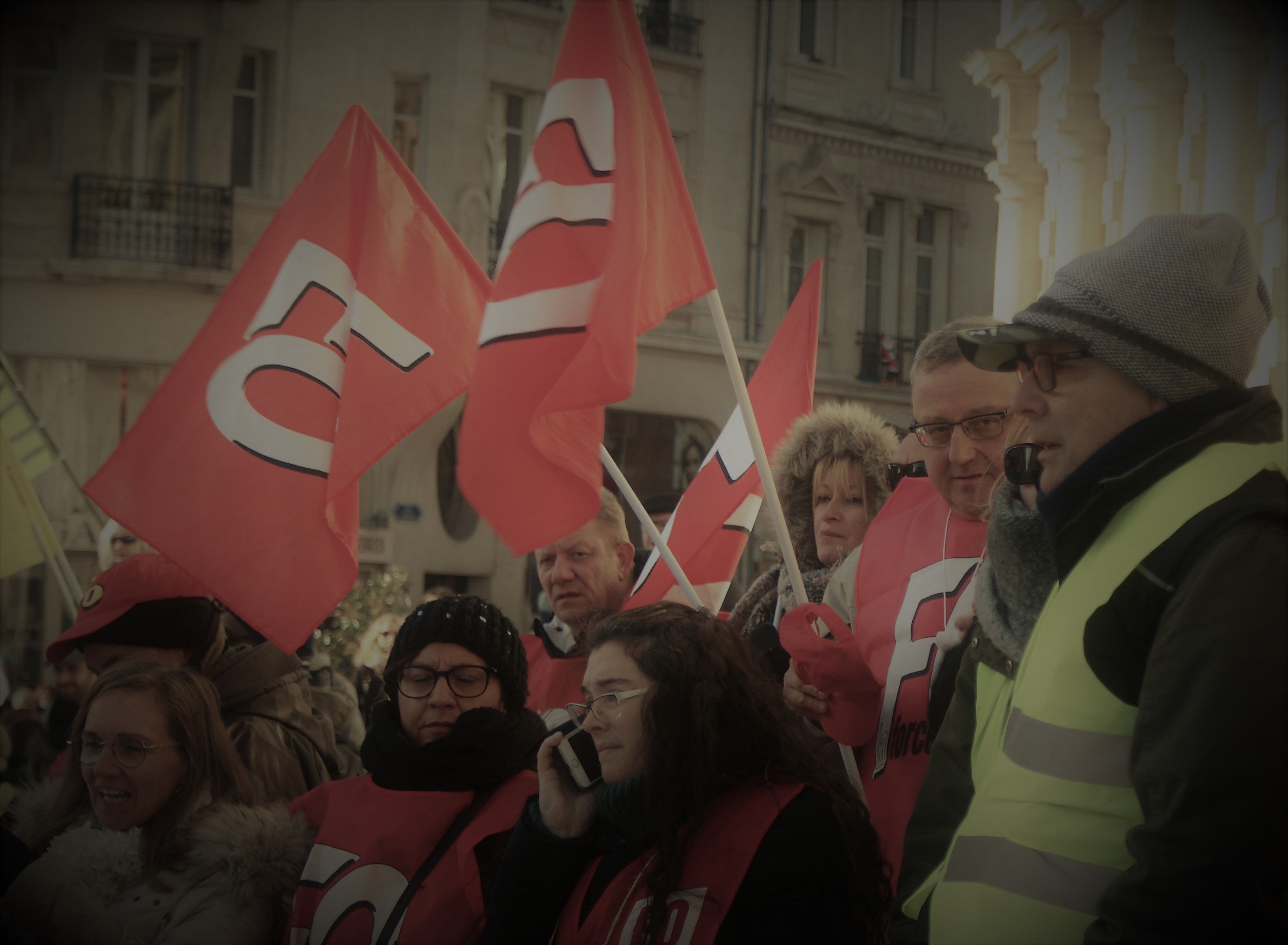 Grève interprofessionnelle - Reims - Mardi 10 décembre 2019