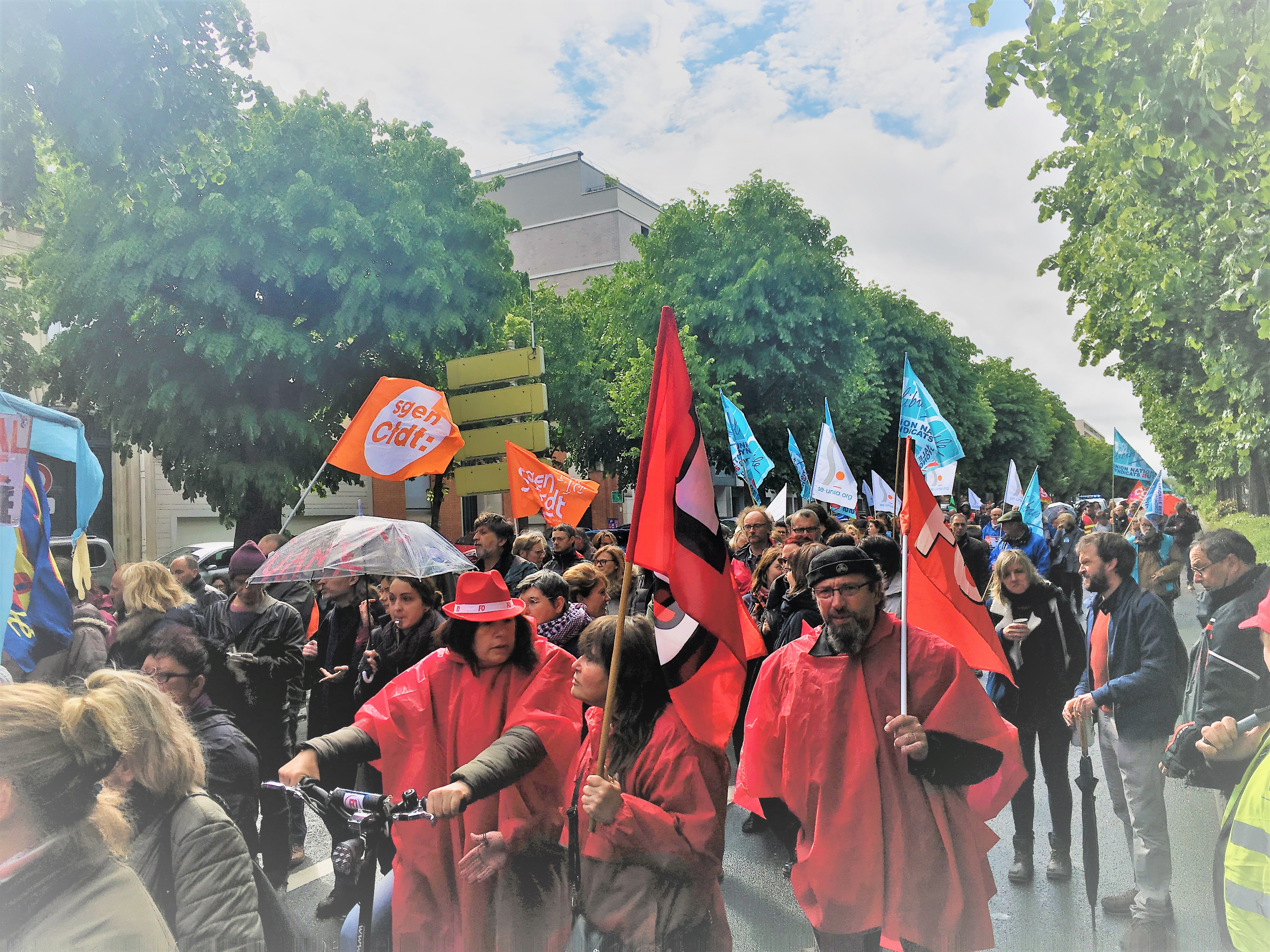 Manifestation à Reims le 9 mai 2019