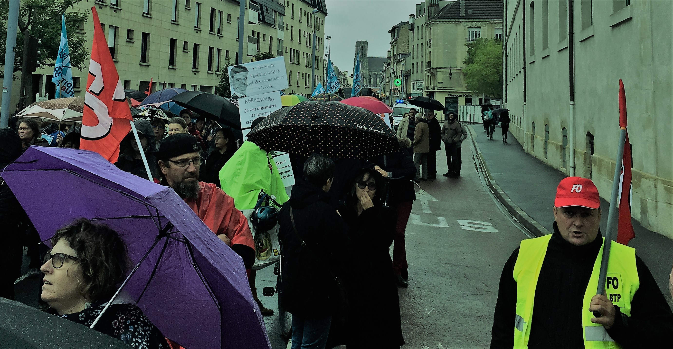 Manifestation à Reims le 9 mai 2019