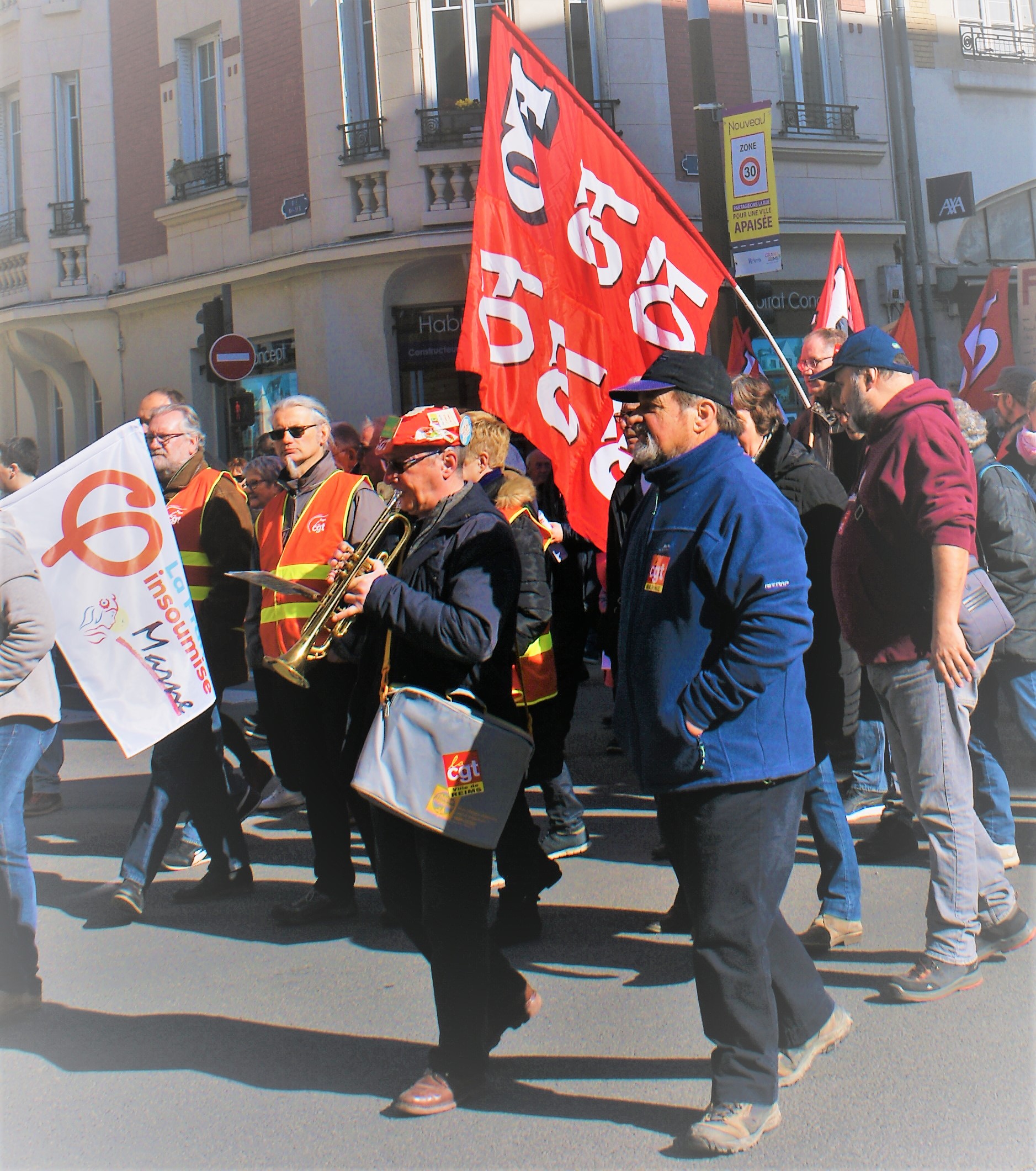 Grève et Mobilisation Générale à Reims le 19 mars 2019