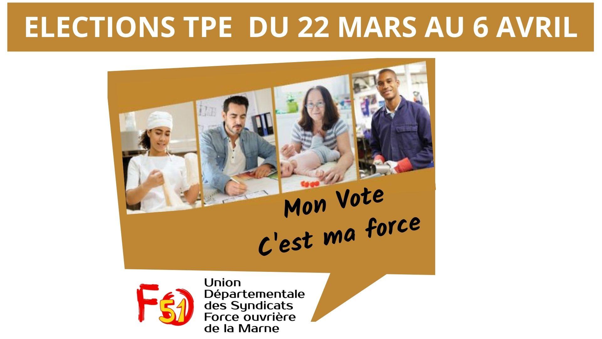 Elections tpe du 22 mars au 6 avril