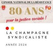 Logo la champagne syndicaliste 2025