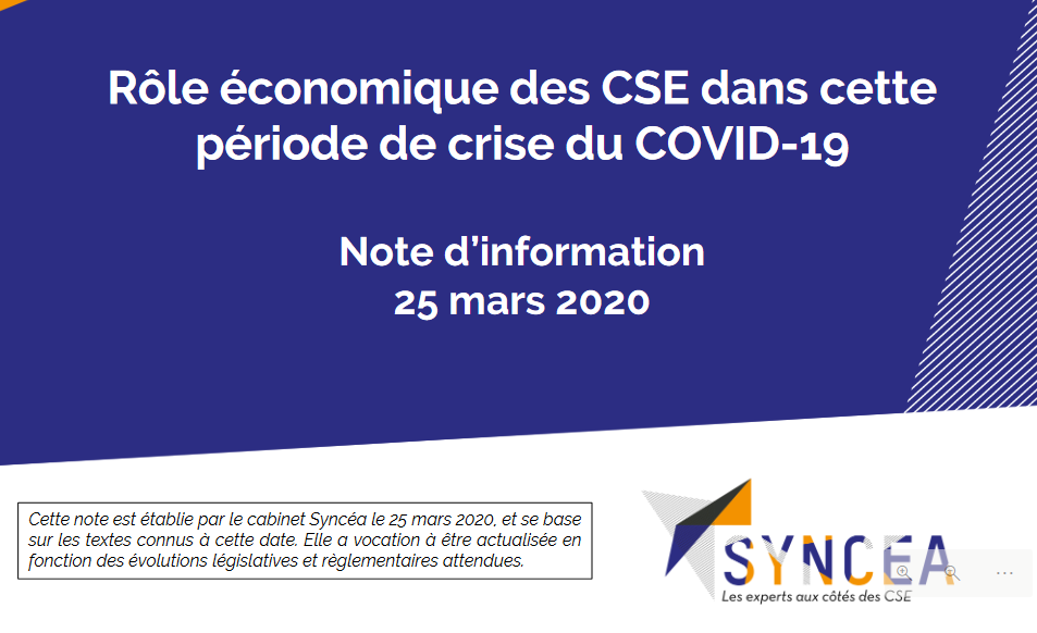 Role economique des cse syncea