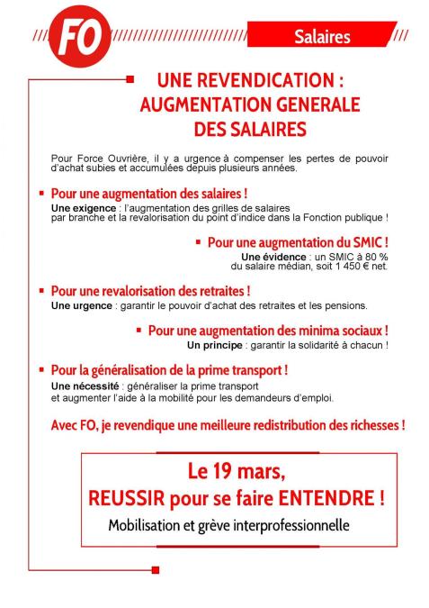 Tract augmenter les salaires 19 mars